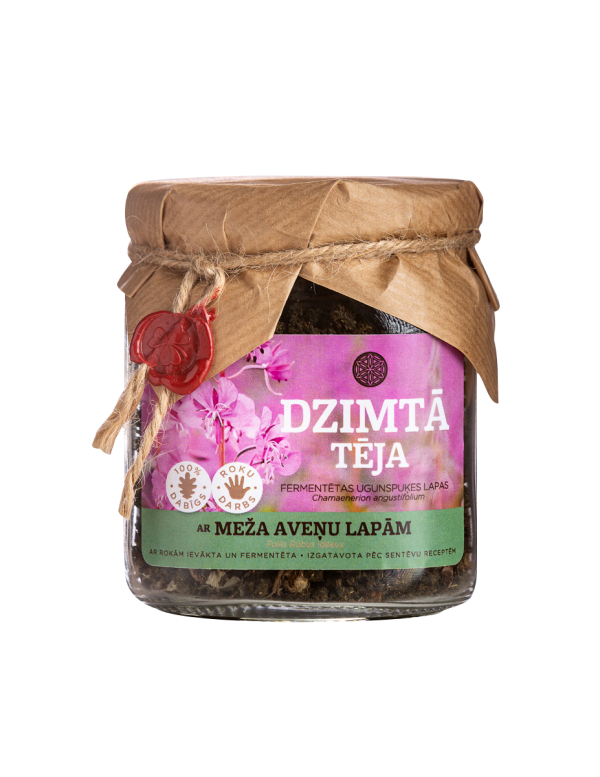 Dzimtā tēja ar fermentētām meža aveņu lapām 100 gr